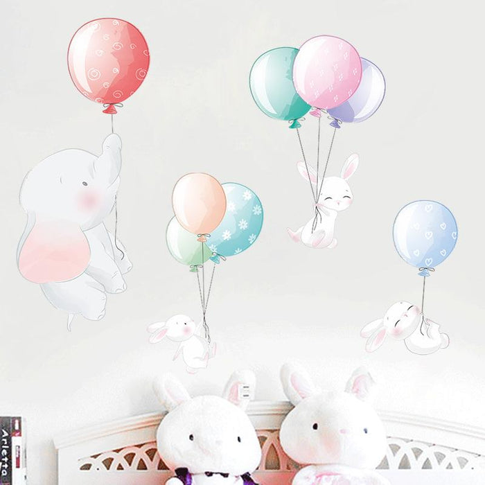 Cute Flying Rabbits&Elephant