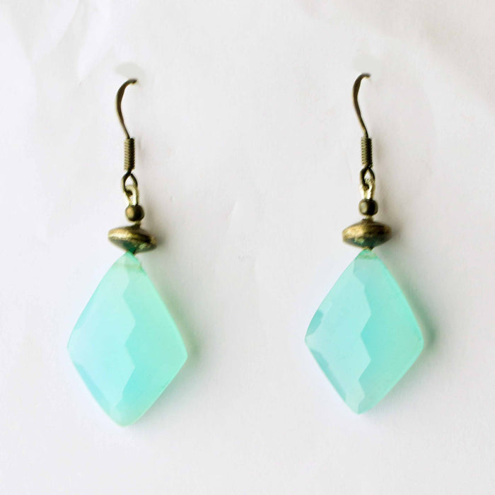 Blue Drop Earrings