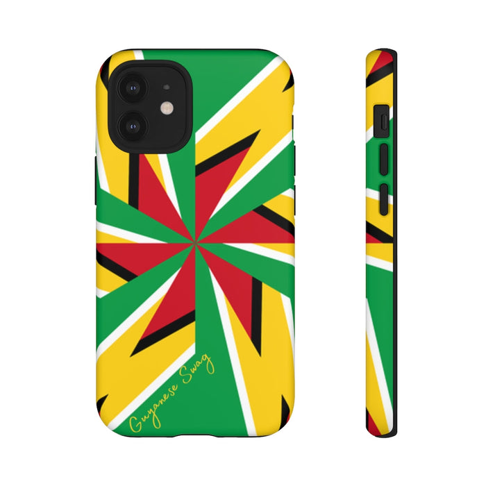 Guyanese Swag Guyana Artistic Flag Phone Tough Case