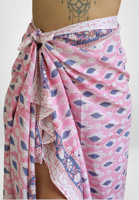 Pisces Pink Beach Wrap by Bombay Sunset