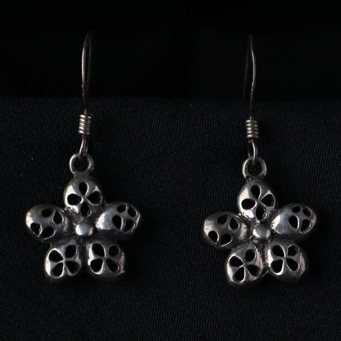 Cutwork Floral Earrings