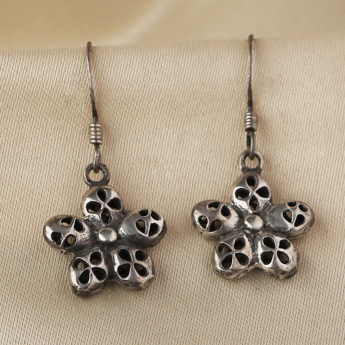 Cutwork Floral Earrings