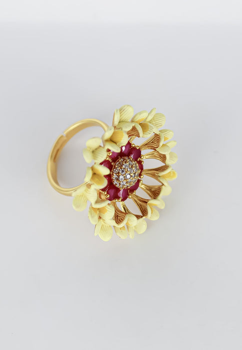 Vivid Daisy Ring by Bombay Sunset