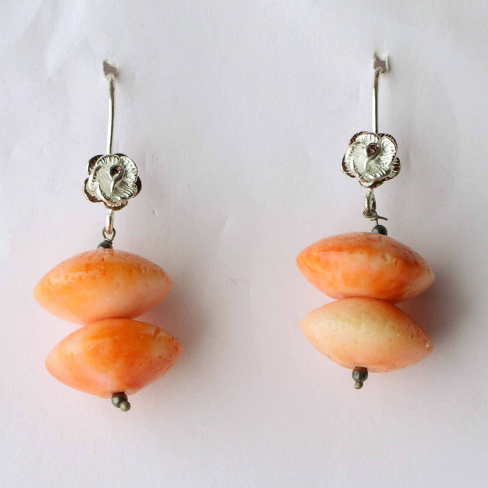 Coral Hook Earrings