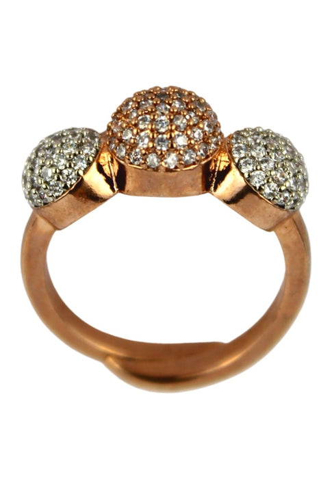 Monaco Ring with Zircon Stones by Bombay Sunset