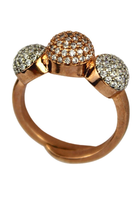 Monaco Ring with Zircon Stones by Bombay Sunset