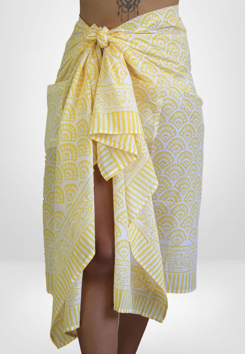 Yellow Mykonos Boho Dress by Bombay Sunset