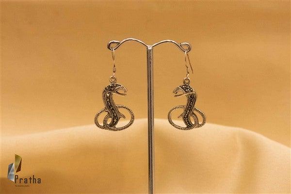 Marcasite Cobra Earrings