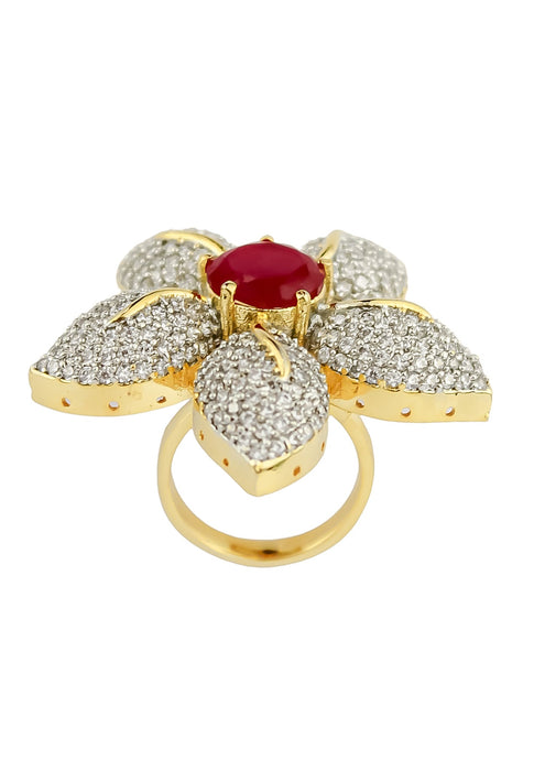 Zircons Lilly Ring by Bombay Sunset