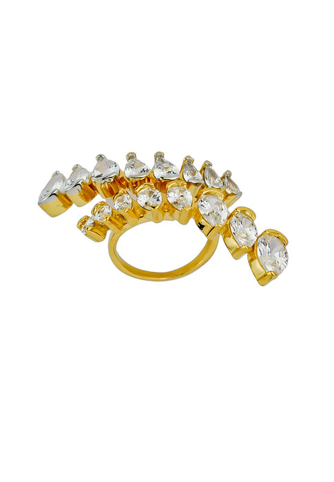 Crystal Spikes Ring by Bombay Sunset