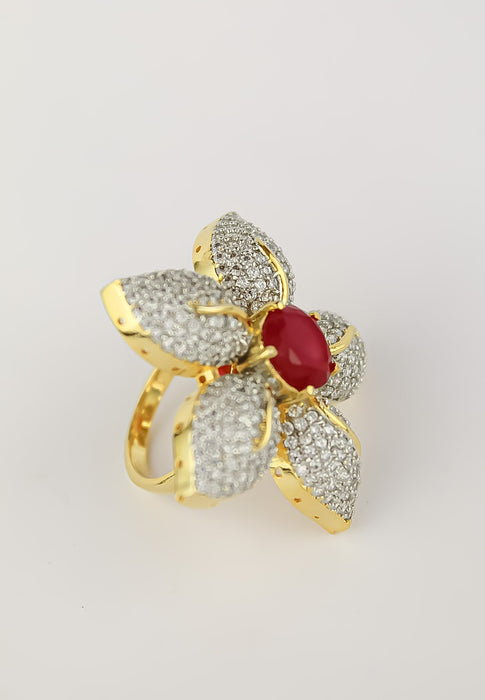 Zircons Lilly Ring by Bombay Sunset