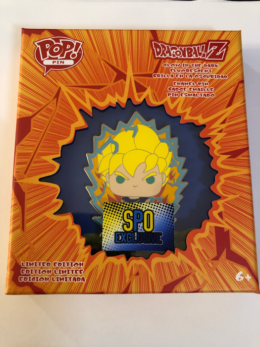 Pop! Pin Animation: Dragon Ball Z - Super Saiyan Goku (First Appearance) Glow in the Dark SPO Exclusive Limited Edition 1000 pcs