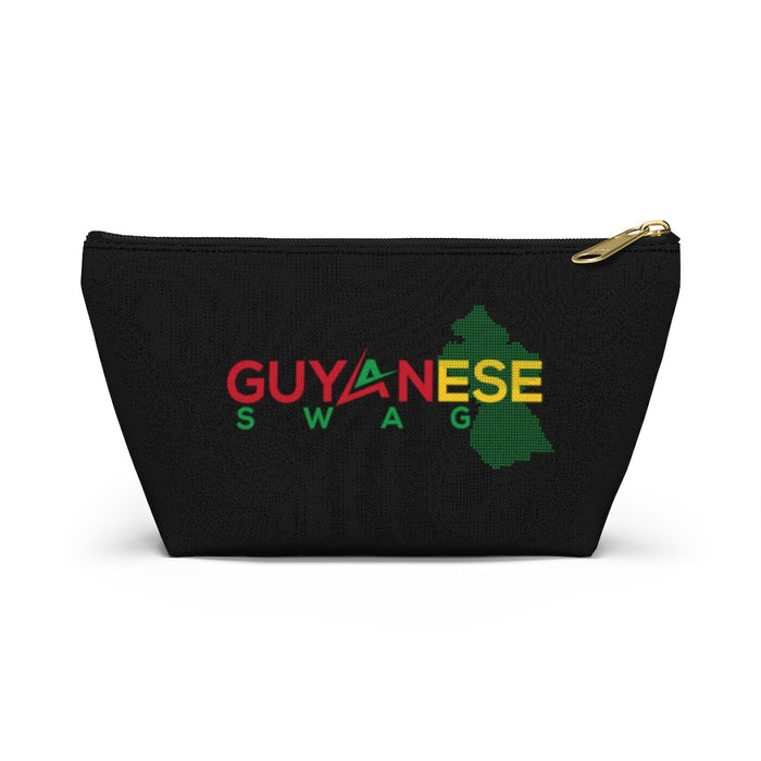 Guyanese Swag Guyana Map Accessory Pouch w T-bottom