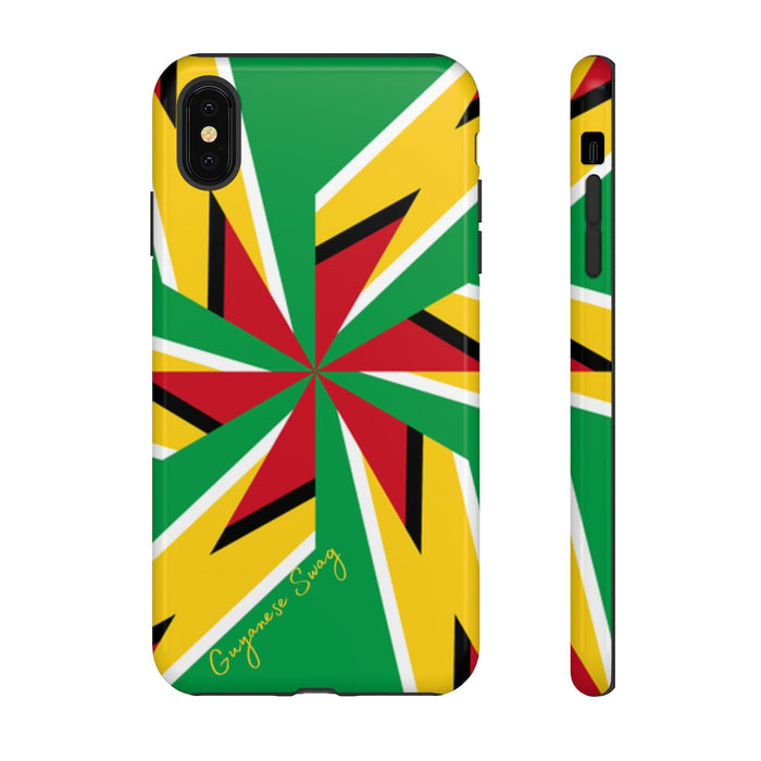 Guyanese Swag Guyana Artistic Flag Phone Tough Case