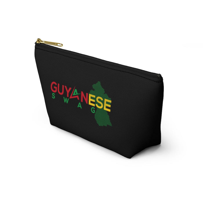 Guyanese Swag Guyana Map Accessory Pouch w T-bottom