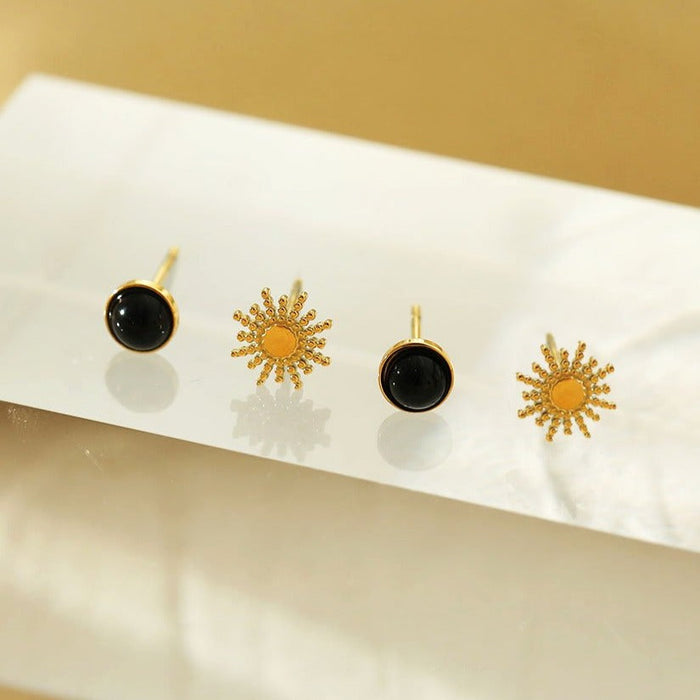 ASPEN 2-Pair Stud Earrings Set