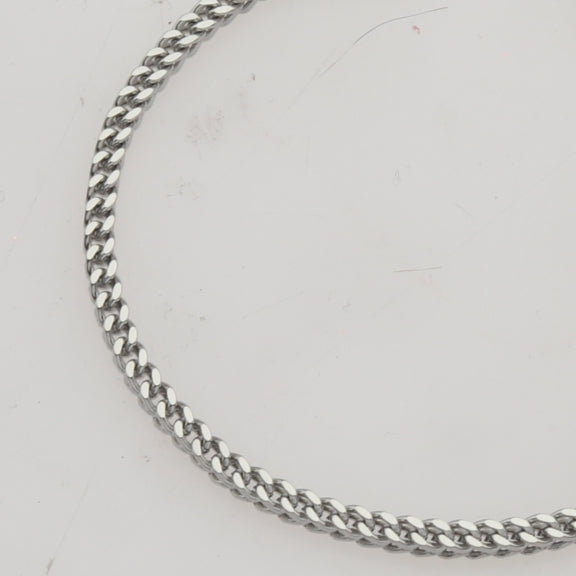 BILLIE Cuban Link Chain Silver Bracelet