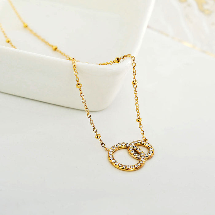 BRIAR Pavé Zirconia Gold Necklace