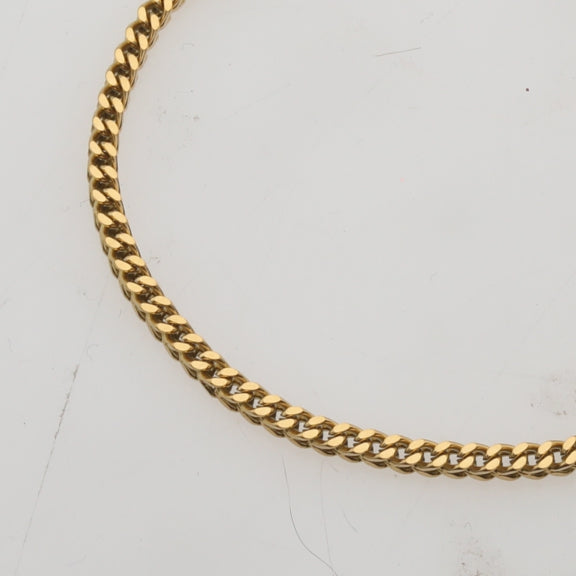 BRIELLA Cuban Link Chain Gold Bracelet