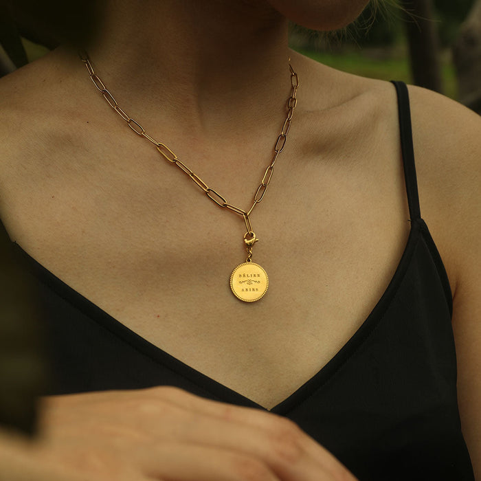 ZODIAC CONSTELLATION Double Sided Charm