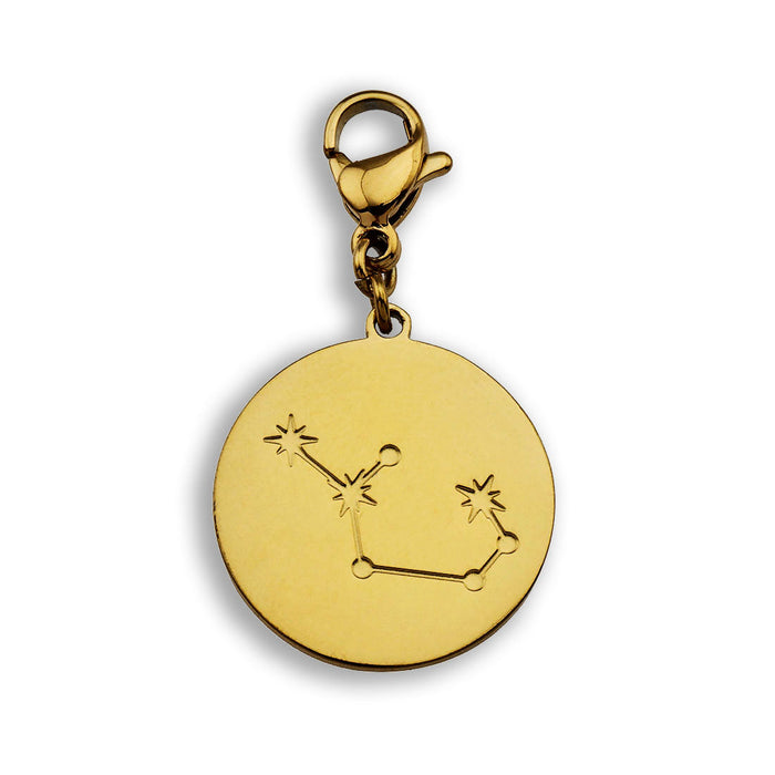 ZODIAC CONSTELLATION Double Sided Charm