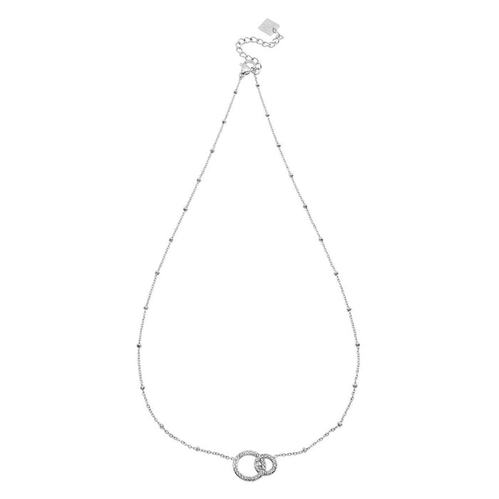 DELANEY Pavé Zirconia Silver Necklace