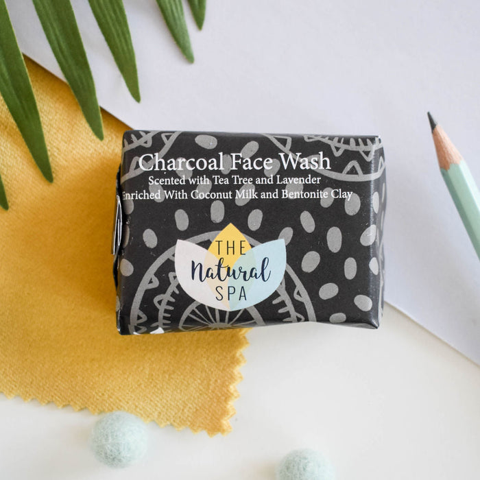 Charcoal Face Wash Bar - naturally detoxifying