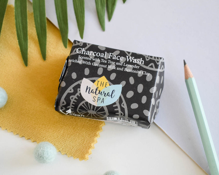 Charcoal Face Wash Bar - naturally detoxifying