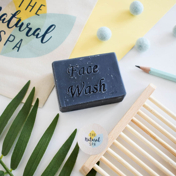 Charcoal Face Wash Bar - naturally detoxifying