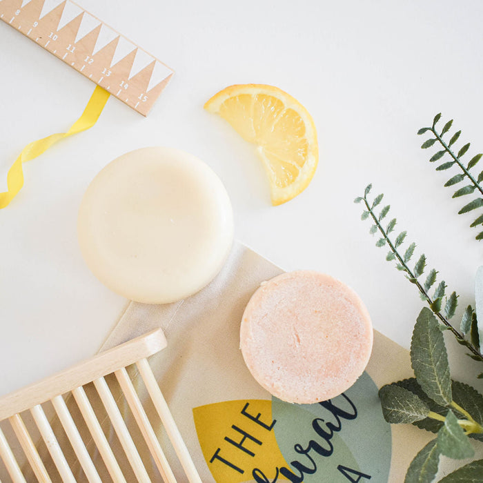 Lemon Shampoo and Conditioner Bar set