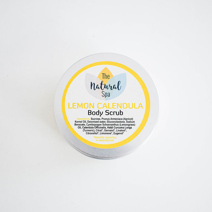 Lemon Calendula, Body Scrub - 3 different size option