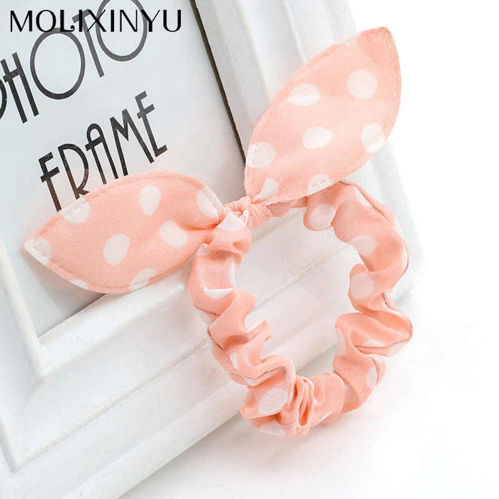 Bunny Ear Hair Ties | Scrunchies | 6Pcs