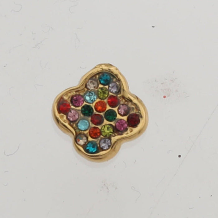 GOLDIE Vintage Inspired Multi Coloured Stud Earrings