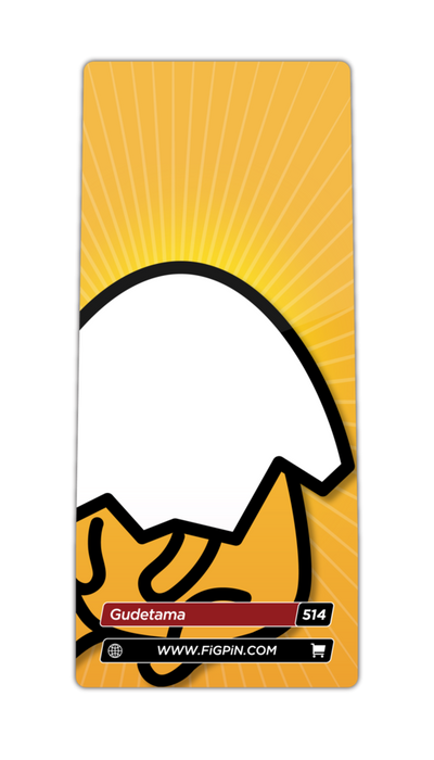 FiGPiN Gudetama [I Can't] #514 Limited Edition 1500