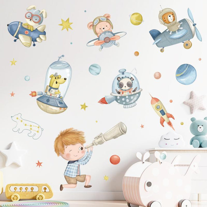 Little Explorer and His Friends from Space