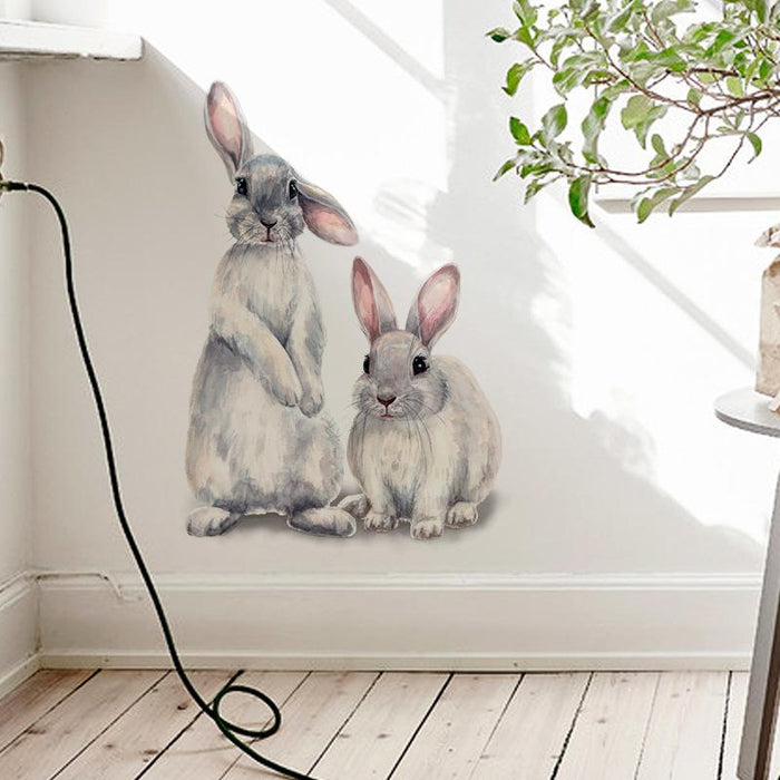 Funny & Curious Rabbit Couple