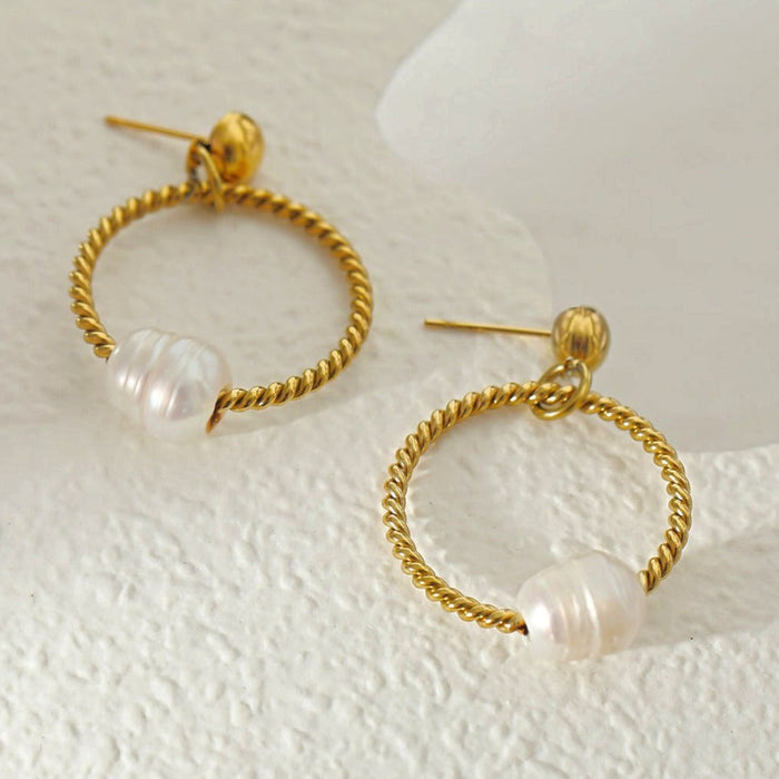 HAILEY Natural Freshwater Pearls Earrings