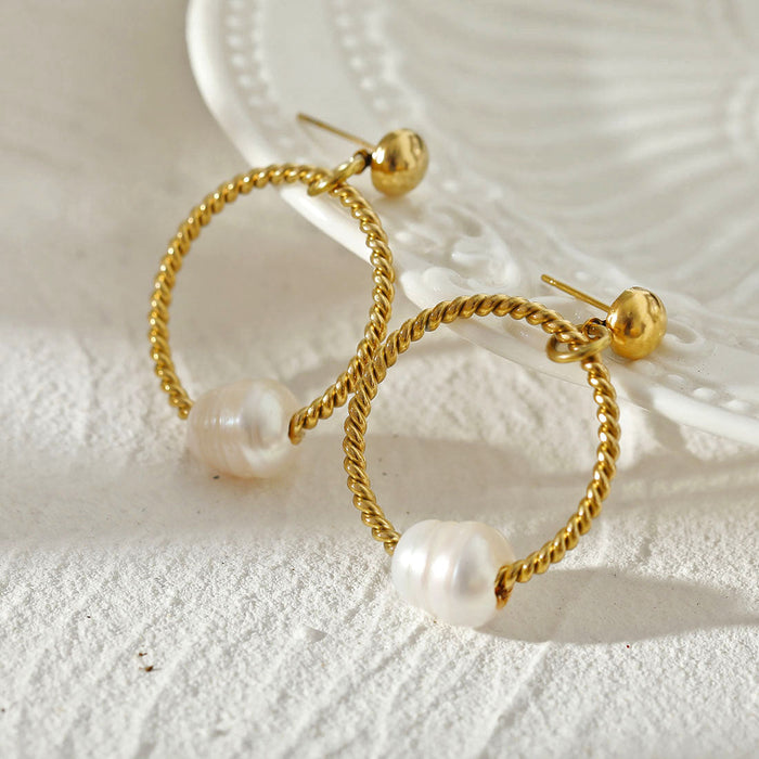 HAILEY Natural Freshwater Pearls Earrings