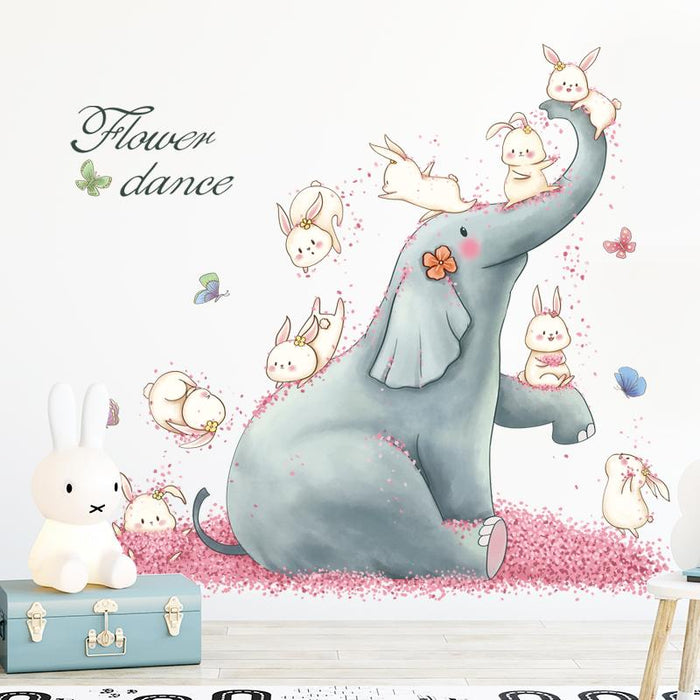 Elephant & Rabbit Flower Dance