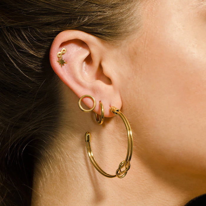 PAISLEY Hoop Earrings