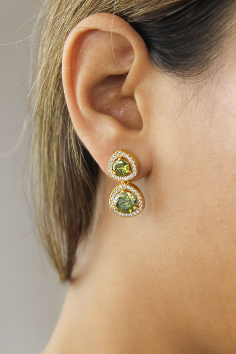 Nikobar Stone Earrings by Bombay Sunset