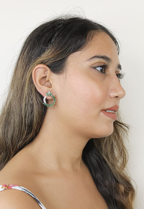 Rose-gold Viper Earrings by Bombay Sunset