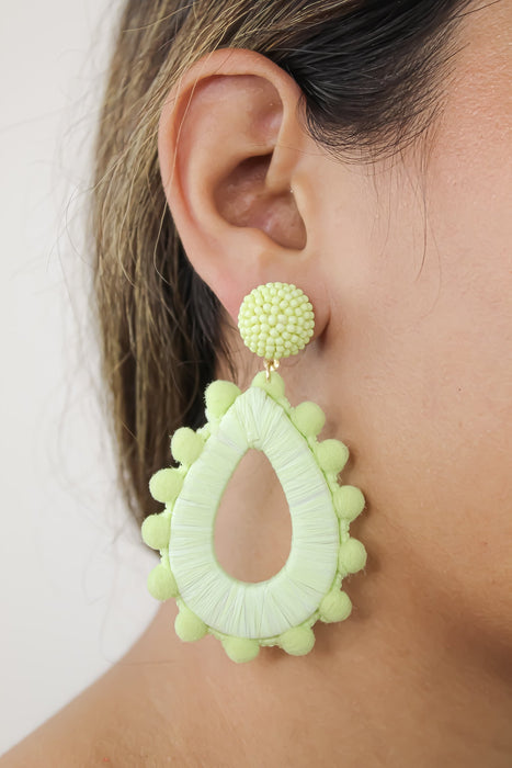 Mayari Lime Earrings by Bombay Sunset