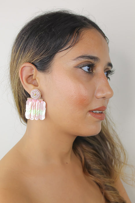 Bolero Green Earrings by Bombay Sunset