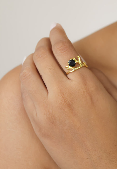 Izmir Onyx Ring by Bombay Sunset