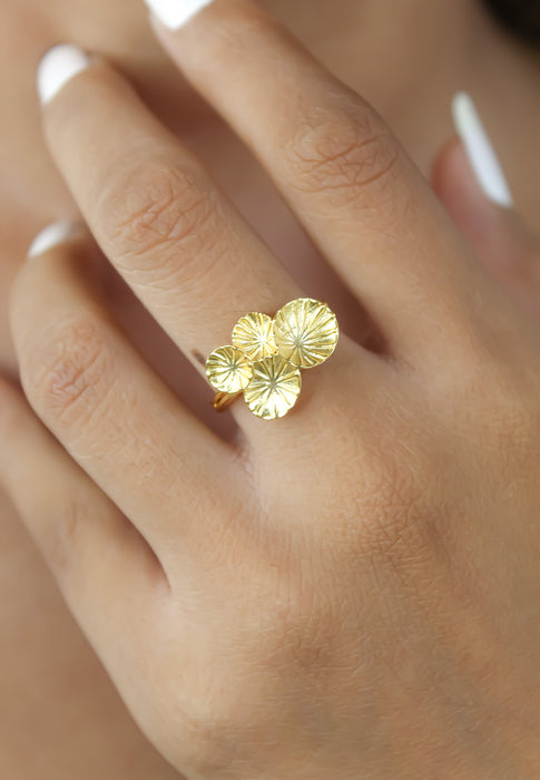 Mini-Lotus Ring by Bombay Sunset