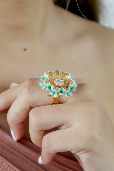 Vivid Daisy Ring by Bombay Sunset