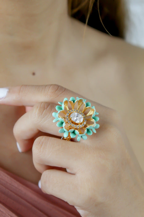 Vivid Daisy Ring by Bombay Sunset