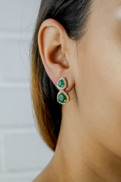 Nikobar Stone Earrings by Bombay Sunset