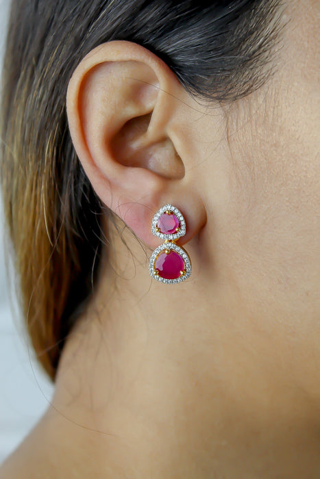 Nikobar Stone Earrings by Bombay Sunset